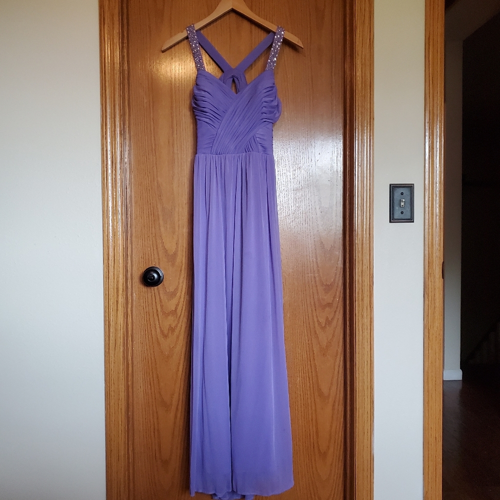 Hailey Logan by Adrianna Pappel Lavender Dress
